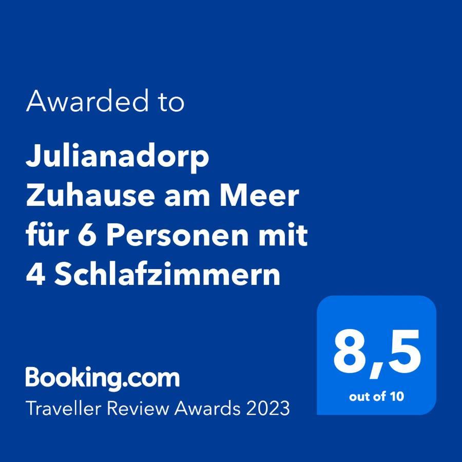 Julianadorp Zuhause Am Meer Fuer 6 Personen Mit 4 Schlafzimmern エクステリア 写真